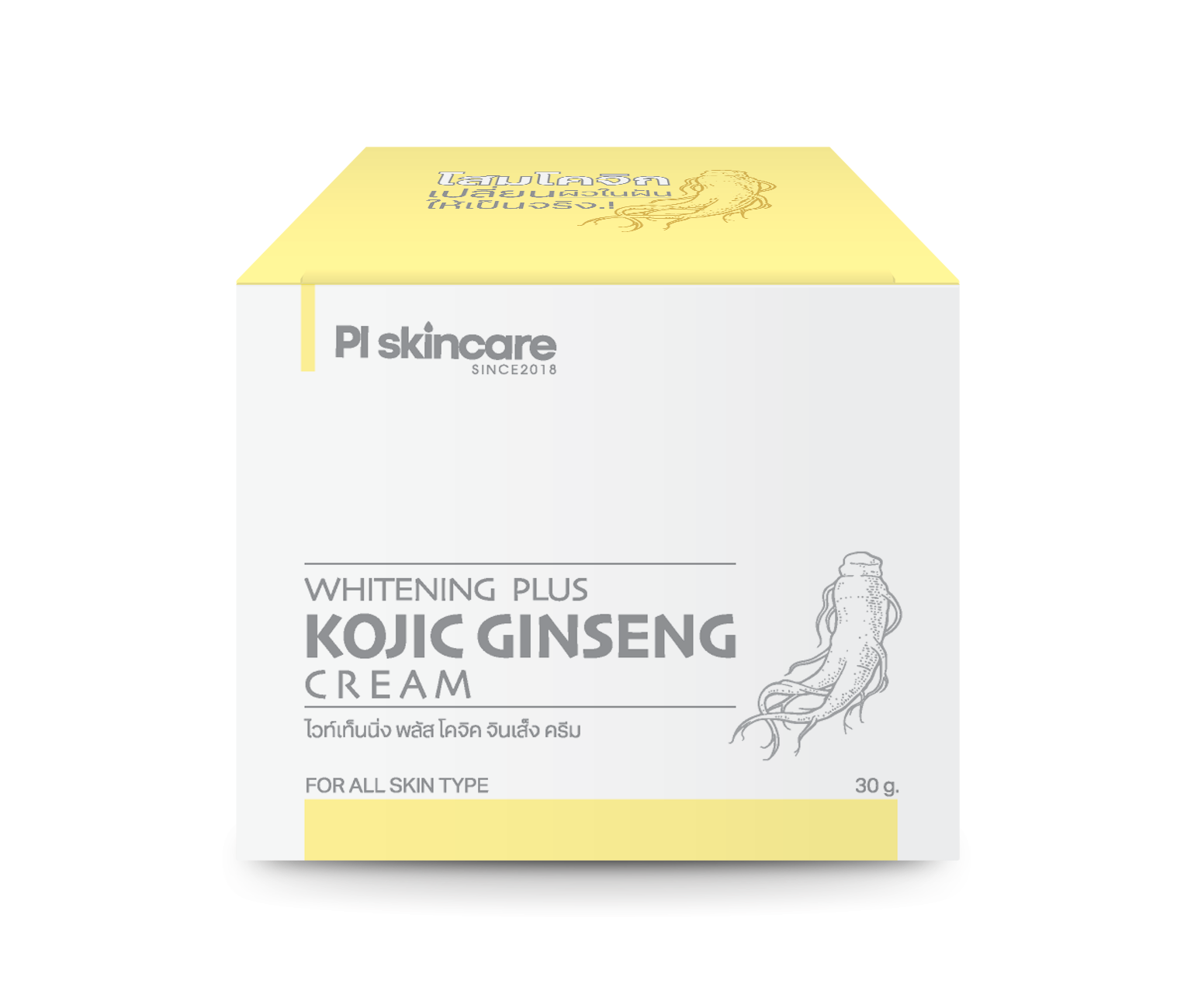 Kojic Ginseng Cream by Pl Skincare (30gm) - Image 2
