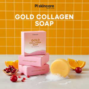 Gold Collagen Soap By Pl Skincare (60gm)