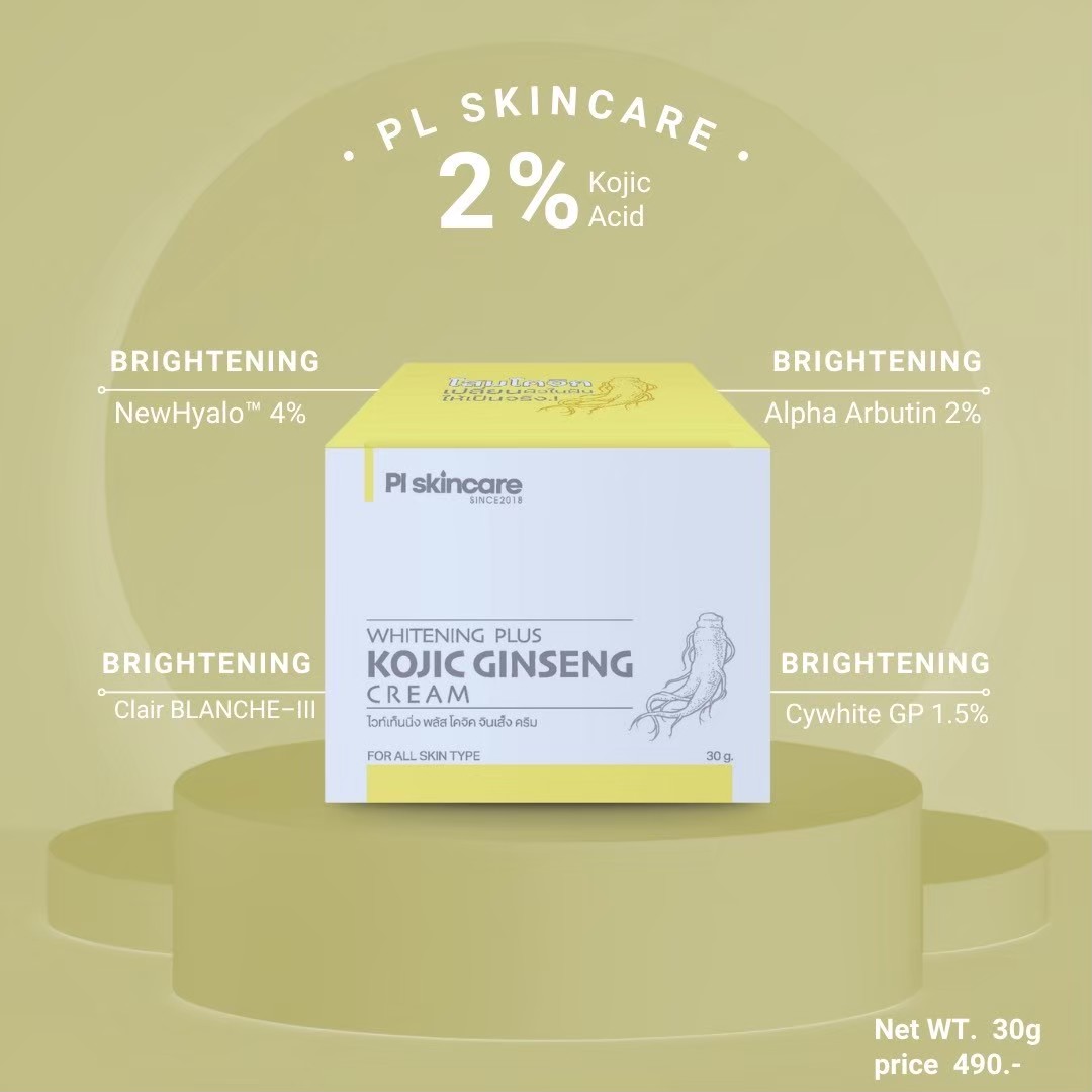 Kojic Ginseng Cream by Pl Skincare (30gm) - Image 4